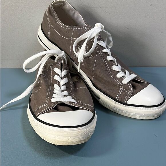 Converse Classic Brown One Star Canvas Sneakers M10 - Picture 3 of 7